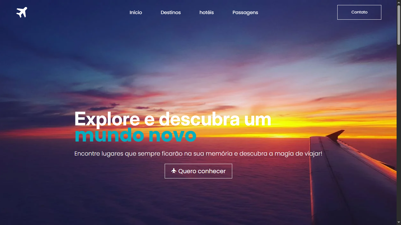 Projeto website-viagens